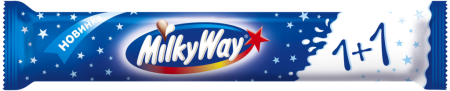 Батончик шоколадный MILKY WAY 1+1 с суфле